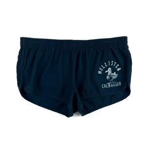 Hollister Co. Navy Seagull Graphic Logo Y2K Lounge Short Shorts